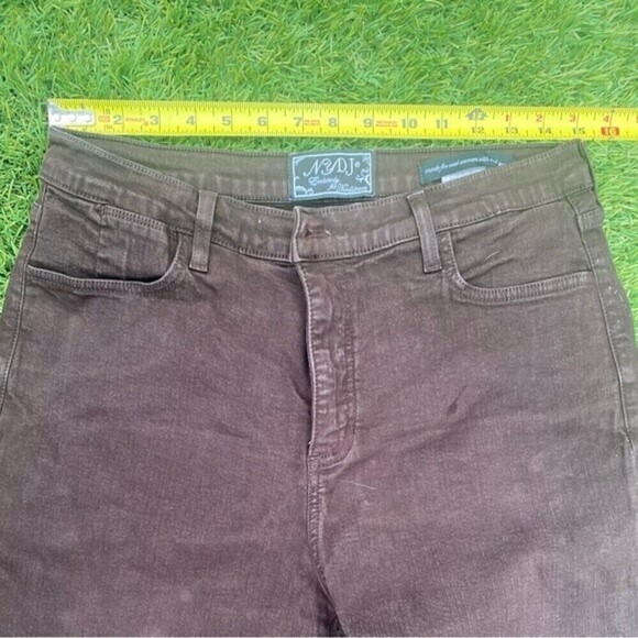 NYDJ Straight Leg Grey Pant size 12 used excellent condition made for Nordstrom - Picture 4 of 8